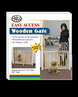 Vertical Wood Gatewithdoor