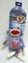 Crinkle Critter Sock Monkey Sm