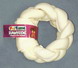 Rawhide Braided Donut Bone - Dog - 5 Inch