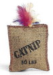 Jute/feather Sack