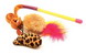 Fur Feather Teaser With 2 Toys
