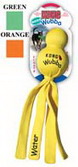 Kong Large Water Wubba Dog Toy (large; 3"l X 3"w X 13.5"h; Orange; Green; Yellow; Assorted)