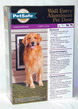 Petsafe Large Wall Entry Aluminum Pet Door (large; 7.5"l X 14.81"w X 22"h)