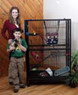 Marshall Folding Ferret Mansion (37"l X 25.4"w X 54"h; Black)