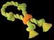 Petstages Mini Dental Rope Chew (mini; 5.5"length; Yellow; Green; Orange)