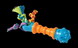 Petstages Mini Barbell Chew Dog Toy (mini; 5"length; Assorted; Knobby)